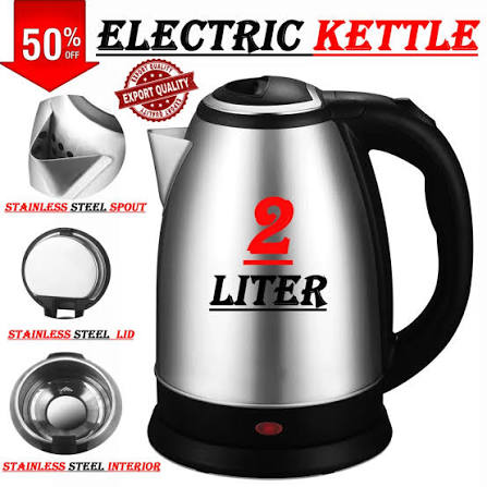 Electric Kettle - stainless steel body